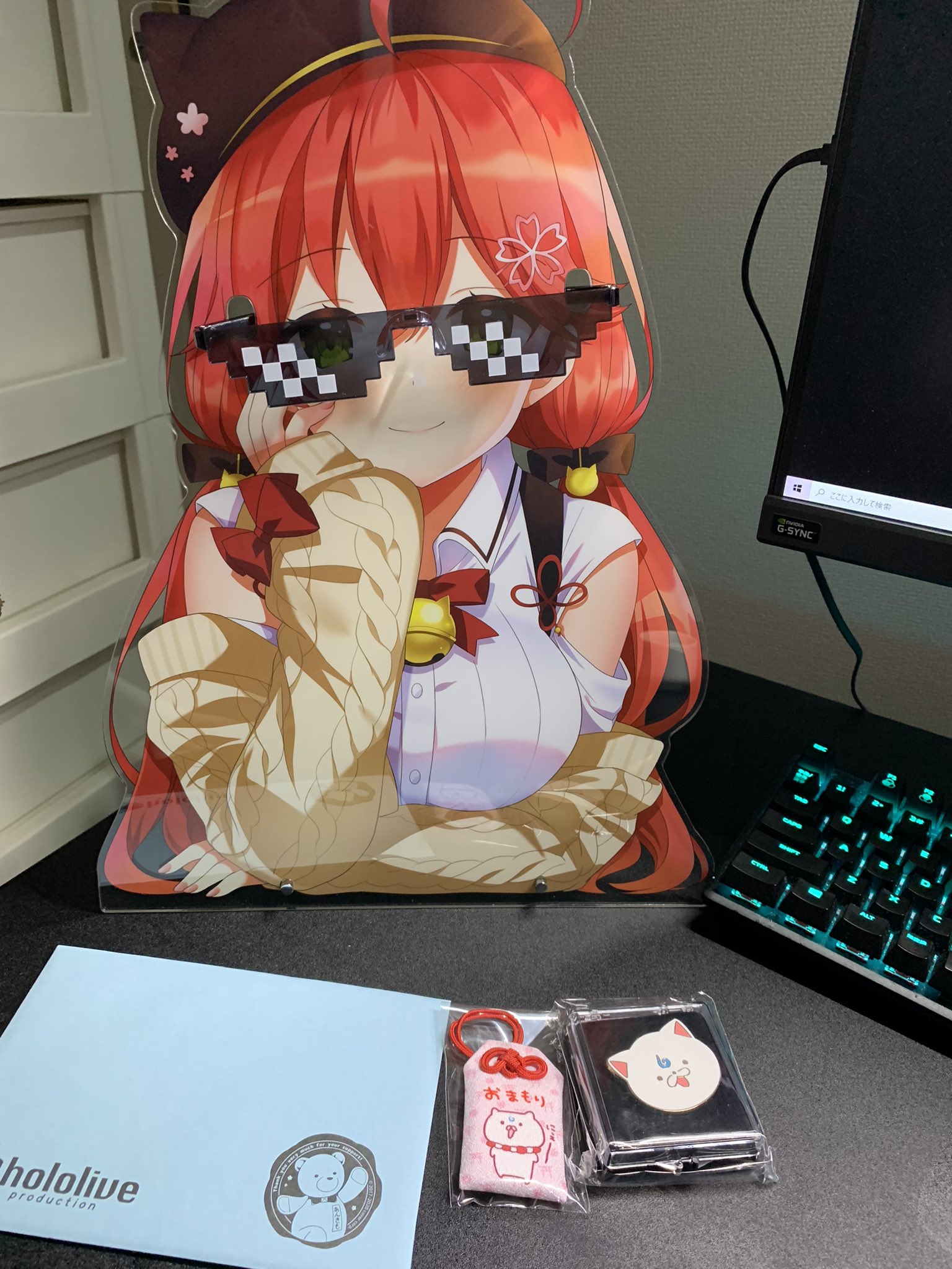 ホロライブ さくらみこ 誕生日記念2021 BIGメガネ置きアクリル