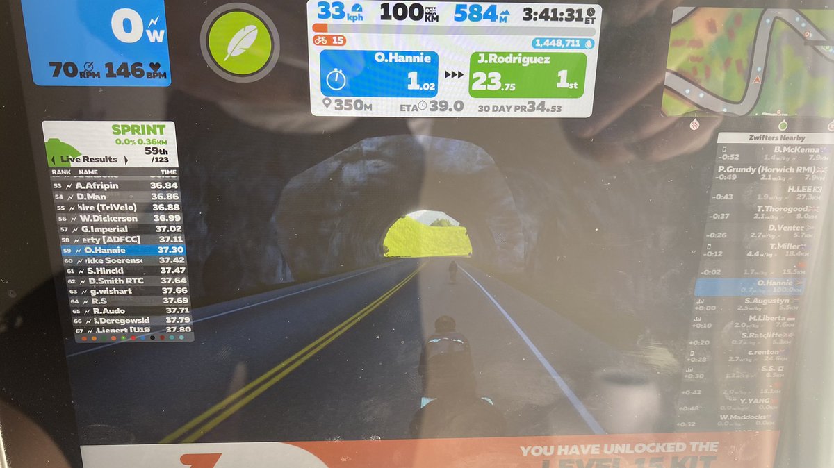 owenhannie's tweet image. Okay @moflavadj I finally completed your challenge. 100km in 3h41m. I could not do it before 09:00 as I had a couple of disruptions along the way. It’s a valuable lesson when teaching your kids about saving, some goals take longer to achieve. #sanlamsavingsJar