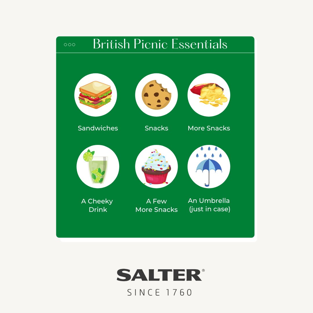 What are your Picnic Essentials? 🥪🍩🍪🧃🍓