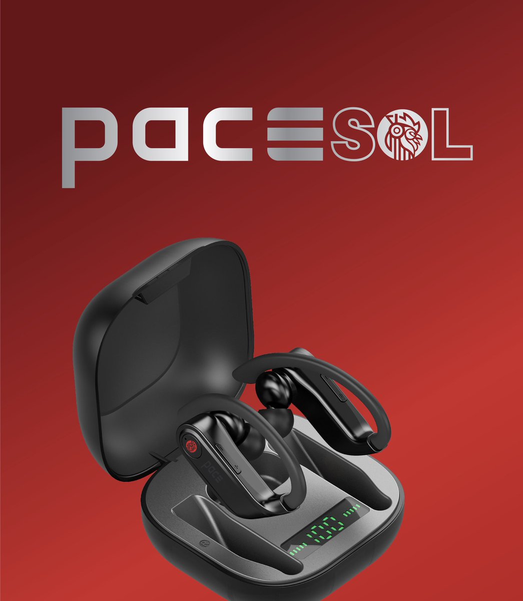 😊Our #PaceSol #Bluetooth #Earpods have a playtime of up to 50hours and they are charged by placing them in the included charging case.
.
#Order yours today on <a href="/JumiaKenya/">Jumia Kenya</a>