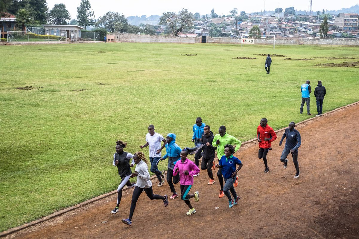 Refugee athletes run laps at the training camp in Ngong, Kenya. 

#ICYMI, Kenyan photojournalist and Everyday Africa contributor Brian Otieno for @TIME