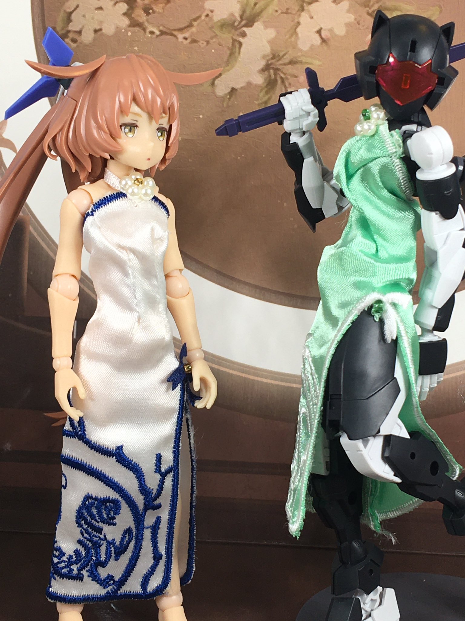 メガミデバイス チャイナドレス 美少女プラモデル2セット 未組立
