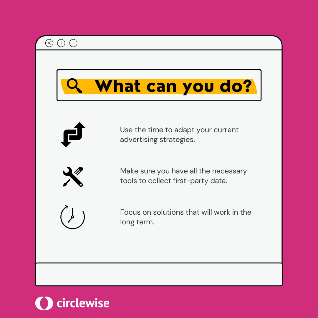 Circlewise_AS's tweet photo. What changes in advertising can you expect with the phaseout of third-party cookies? πͺ
Find out in our post! π€
#circlewise #marketing #affiliatesoftware #affiliateworld #partnershipmarketing #affiliatemarketing #affiliateprogram #thirdpartycookies #firstpartydata #cookieless https://t.co/nEBg0zjkGd