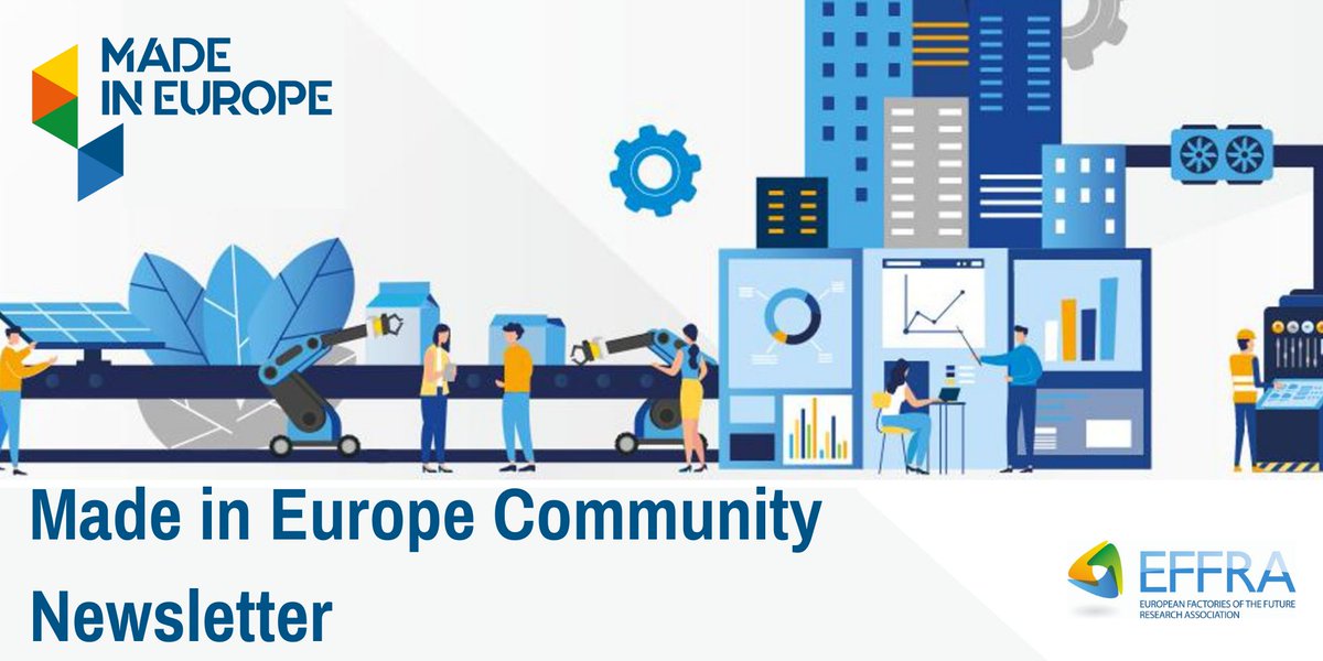 Are you subscribed to the #MadeinEurope Community Newsletter?

💡Stay always up-to-date: 
➡️latest manufacturing news
➡️events 
➡️projects news
➡️call topics
and more....

Click here to subscribe👉bit.ly/3fa5KVj

#manufacturing #news #innovation #technology
