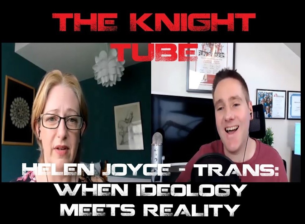 GSpellchecker's tweet photo. Please RT! 

My full conversation with @HJoyceGender is now available to watch on YouTube. 

 "Knight Tube: Helen Joyce  - Trans: When Ideology Meets Reality"  https://t.co/YTmJRNWDuF https://t.co/pIA2n3lZ3s