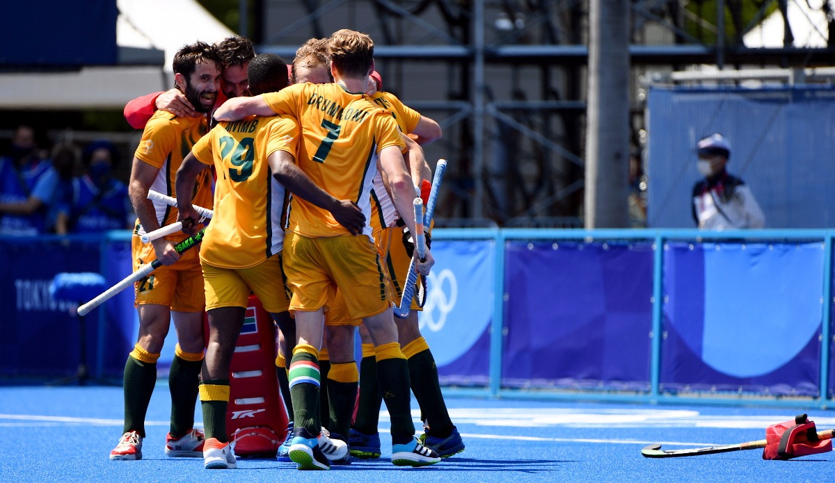 The SA Hockey Men (Ranked 14th in the world) have just defeated German (Ranked 5th in the world) on the largest stage for the sport. The Olympic Games. The South African goals were scored by Matt Guise-Brown, Keenan Horne, Nic Spooner and Mustapha Cassiem ..1/2