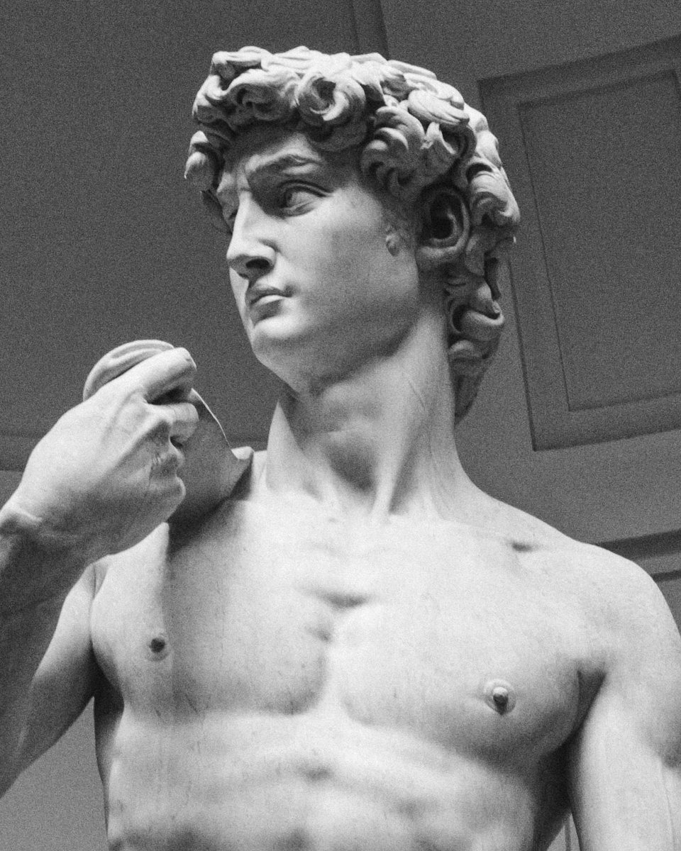 harleivy's tweet photo. david of michelangelo and adam driver https://t.co/ltQaRLtA4a
