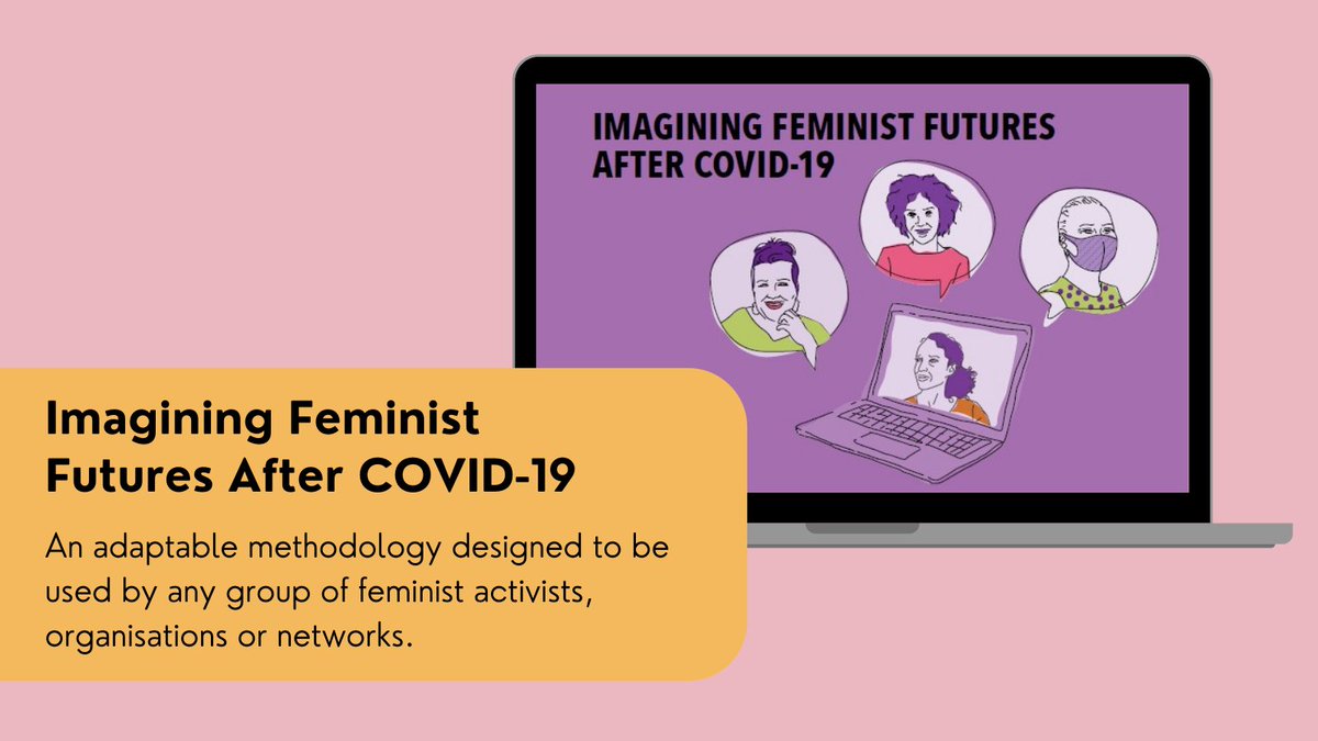 Laptop screen with illustration of people connecting on a video call