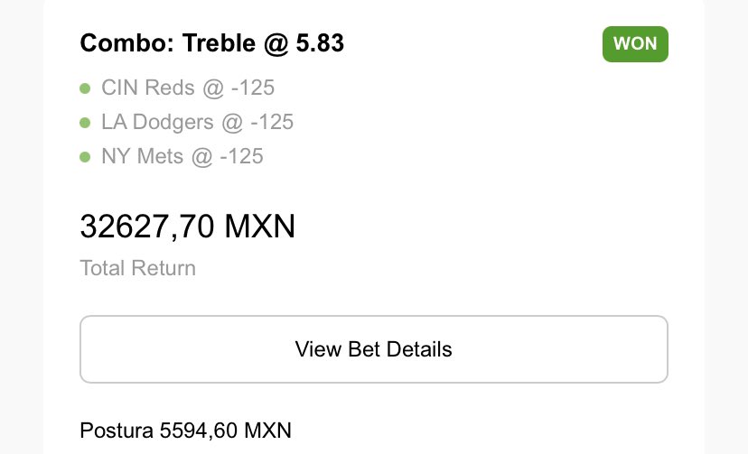 DiasPerfectos's tweet photo. GANAMOS LA FUNBET DE HOY EN EL GRUPO MLB 🔥 $5,500 ➡️ $32,000

Rifa $2,000 + lugar en grupo de Agosto entre los RT/❤️. 

Manda msj para info donde puedes obtener este tipo de jugadas y te paso un descuento

Únicos medios de contacto👇🏼
twitter: @emiliopicks
telegram: @emiliopicks https://t.co/gKMgrVGkjv