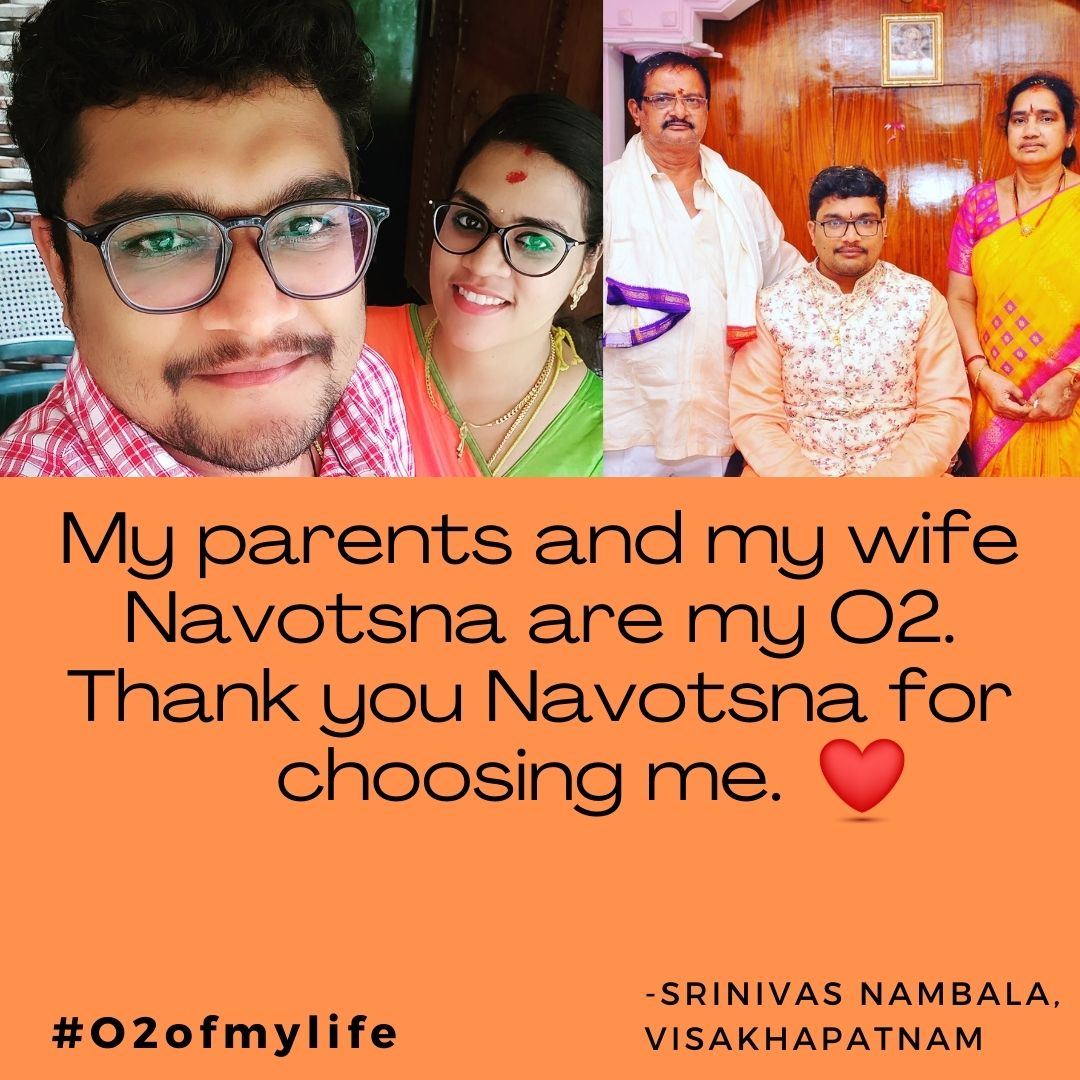 O2HomeApp's tweet image. O2 Of Mr. #SrinivasNambala's Life 

#O2ofmylife #O2Home #family #friends #happy #life #photography #like #fun #photooftheday #familytime #beautiful #picoftheday #happiness #summer #home #breathe #oxygentherapy #pure #natural #oxygen #nature @Sinivas0075 #love #covid #vizag
