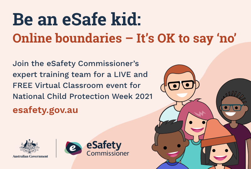 NAPCAN_AU's tweet photo. Primary school teachers, sign up your class for a free virtual classroom event during #NationalChildProtectionWeek 
Register here https://t.co/DaXAlgN0nx https://t.co/iaULhEg1yw