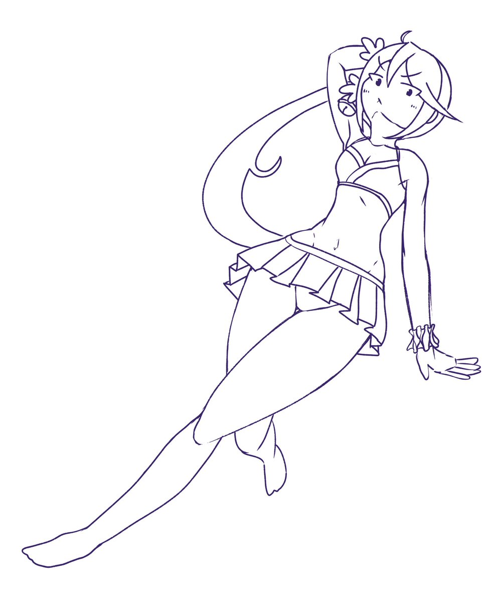 最近のやーつ
 #同じ人が描いたとは思えない絵を貼る 