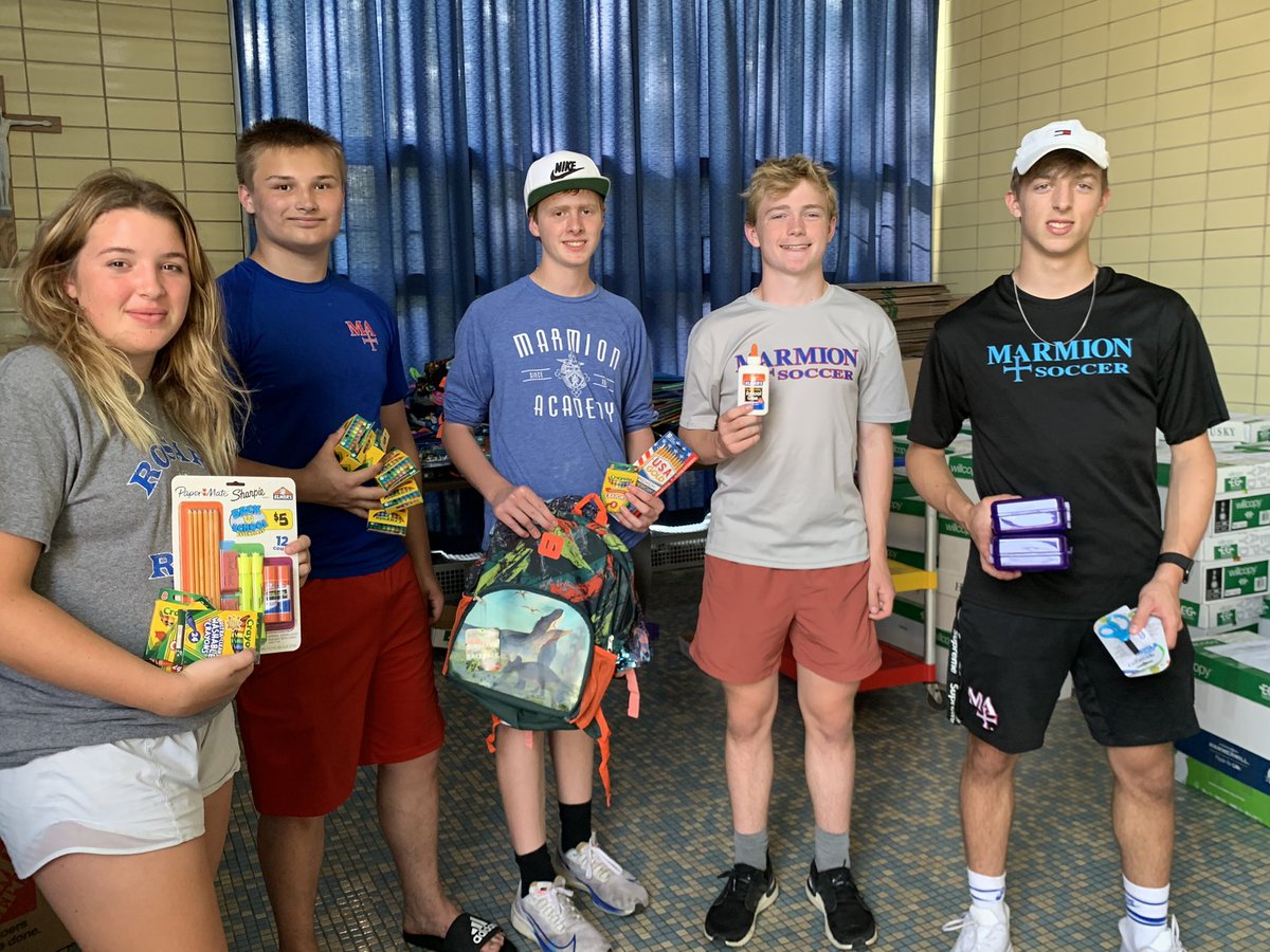 Crayons for Kids was an incredible success! Thanks to the 100+ <a href="/marmionacademy/">Marmion Academy</a> &amp; <a href="/RosaryAurora/">Rosary College Prep</a> volunteers, we collected &amp; donated over 15,000 school supplies to in-need students across the area. Truly grateful for our generous community &amp; the selflessness of our volunteers!