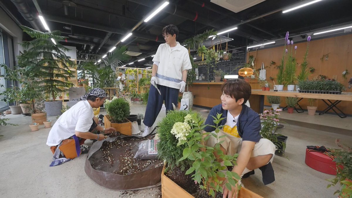 antennamusic's tweet photo. [Photo] #정재형 #이장원

<오늘도 삽질> 8삽 예고🌿 박식한 식박사 정재형,이장원이 전하는 홈가드닝 꿀팁! 그리고 안테나의 왕자 정승환 방문🤴💛💚💙 오늘 저녁 6시에 만나요!

📽 스튜디오 훜 https://t.co/iaG2fFekiJ

@le_petit_piano @pptnznoshel 
#페퍼톤스 #정승환 #오늘도삽질 #스튜디오훜 https://t.co/2o4e2GPxe7