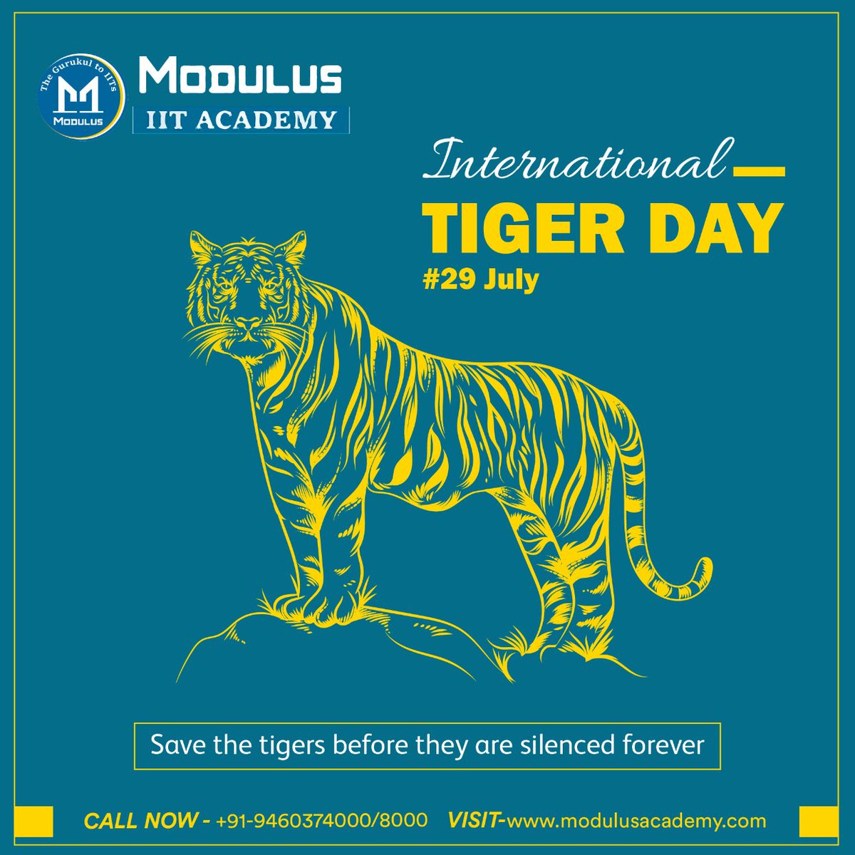 ModulusAcademy's tweet photo. On #InternationalTigerDay, let's raise awareness on tiger conservation and pledge to protect its habitat so that our national animal will flourish. π―
#InternationalTigerDay #savetigers #TigerDay #Tiger #bigcats #wildlife #InternationalTigerDay2021 #wildanimals #modulusacademy https://t.co/lbBPb4oXq3