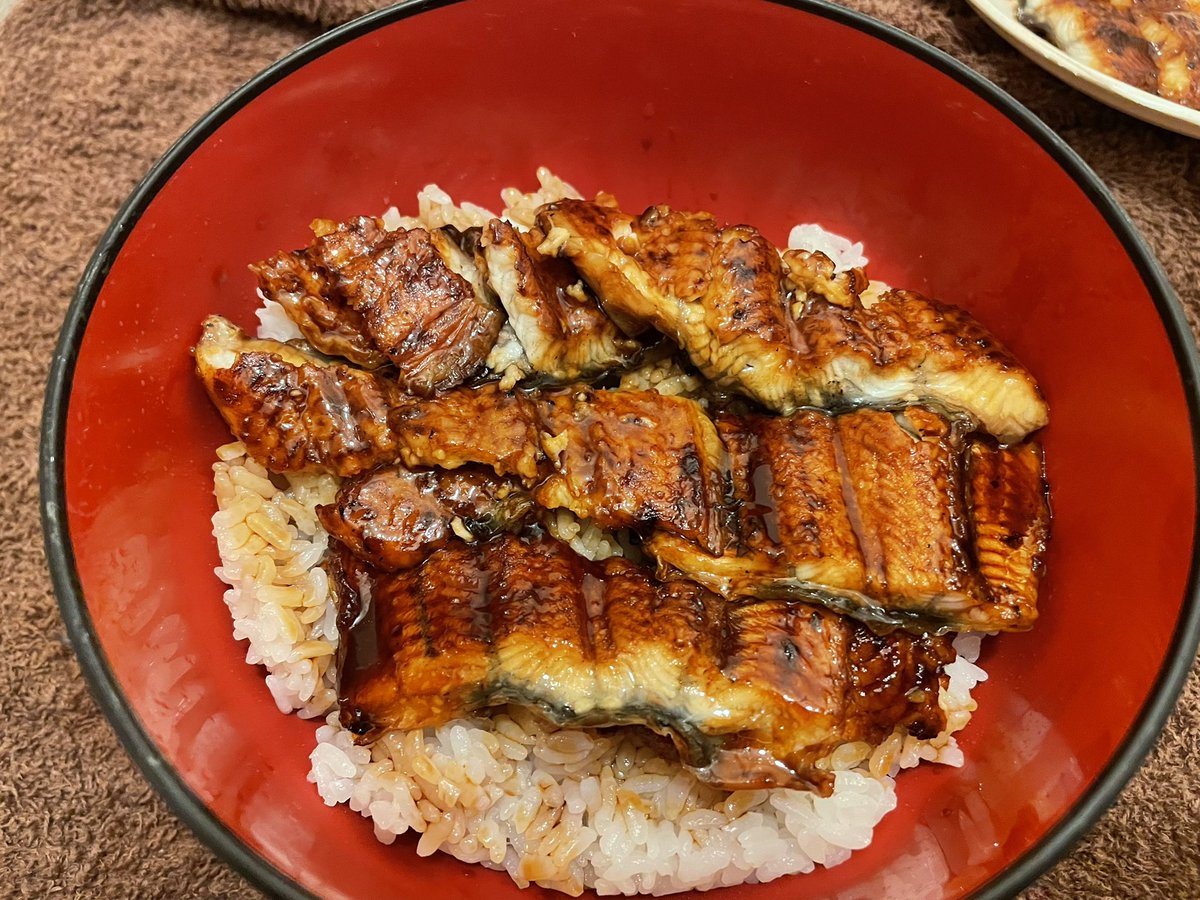 BANDE0821's tweet photo. 7月29日❶
#RT拡散

うな丼✩.*˚

昨日ですが土用の丑の日で
生の鰻を買ってきて
トースターで焼きました✩.*˚
ふんわりと仕上げ方は秘密🤐
 
#奄美リゾフェス #ミクチャ
#うな丼 #土用の丑の日 https://t.co/bZKqQNSICd