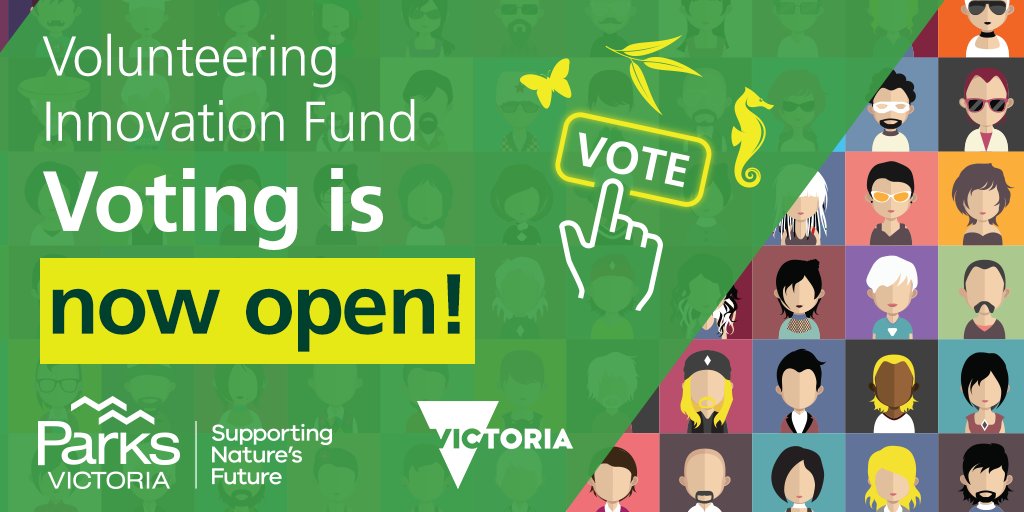 ParksVictoria's tweet photo. Don't forget to have your say on the best volunteering ideas that innovate, diversify and celebrate volunteering for nature! Vote for your three favourite projects today, visit: https://t.co/uqtitpU19y #volinnovationfund https://t.co/jomhmCG2Yo