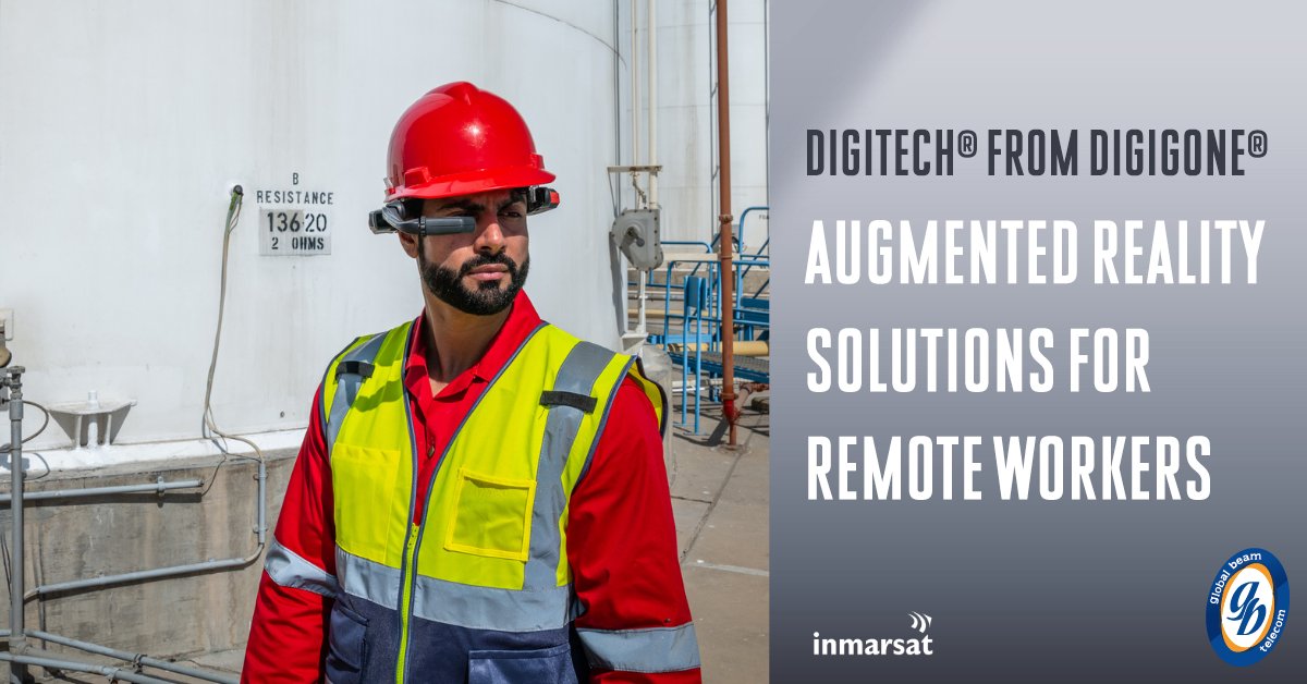 global_beam's tweet photo. Enable real-time, hands-free diagnosis of maintenance issues with an Augmented Reality solution from Digigone, enabled by satellite connectivity. To know more, visit: https://t.co/7W9mklRwCh
.
.
#inmarsat #withyouanywhere #bgan #satcom #augmentedreality #digigone https://t.co/hNCxOqcHGU