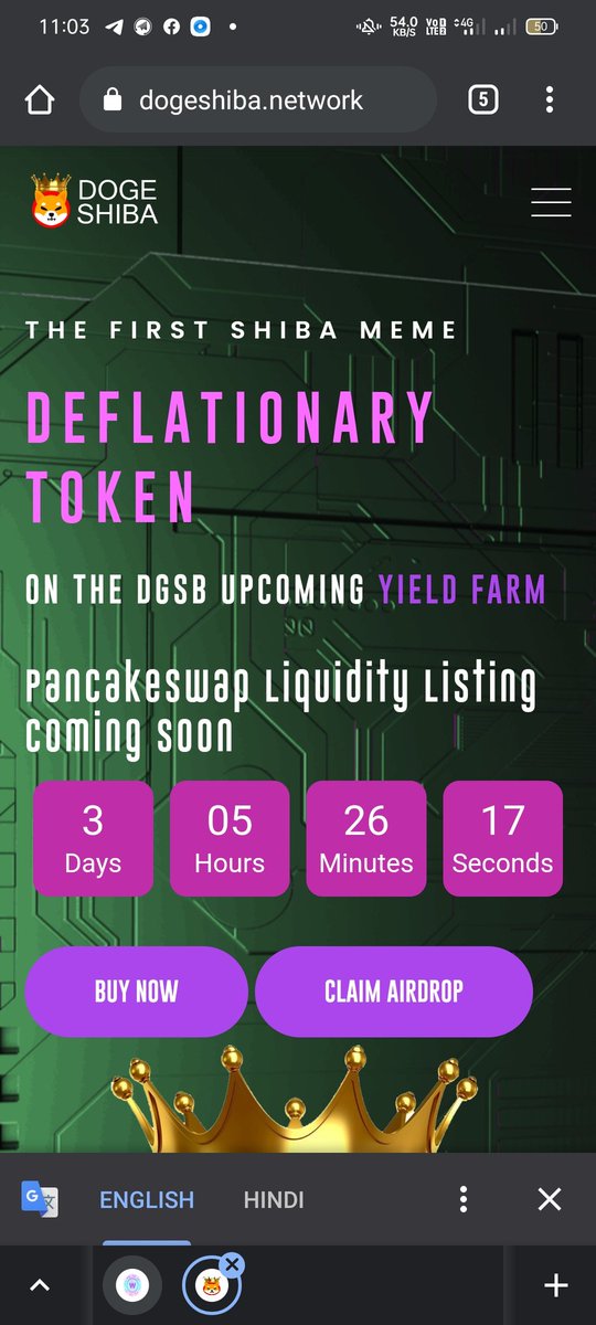 DogeShiba12's tweet photo. 🌟ONLY 3 DAYS LEFT FOR CLAIMING

 FREE AIRDROP🌟

🌟MINIMUM LISTING PRICE WILL BE

 0.1$ ON PANCAKESWAP EXCHANGE 🌟

🌟SO BUY AND SHARE YOUR LINK TO 

ALL AND GET 25% REFFERAL

 COMMISSION 🌟

https://t.co/NJdLThoB40 https://t.co/fe1RMvo9j8