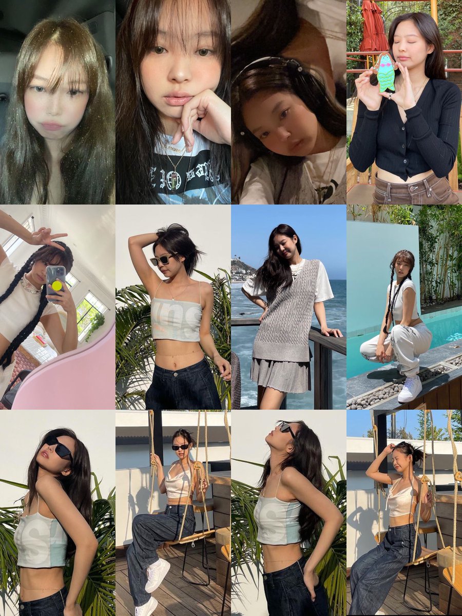 jencensored's tweet photo. jennie kim sharing to us all these pictures in just a day https://t.co/LnBhSmqTUU