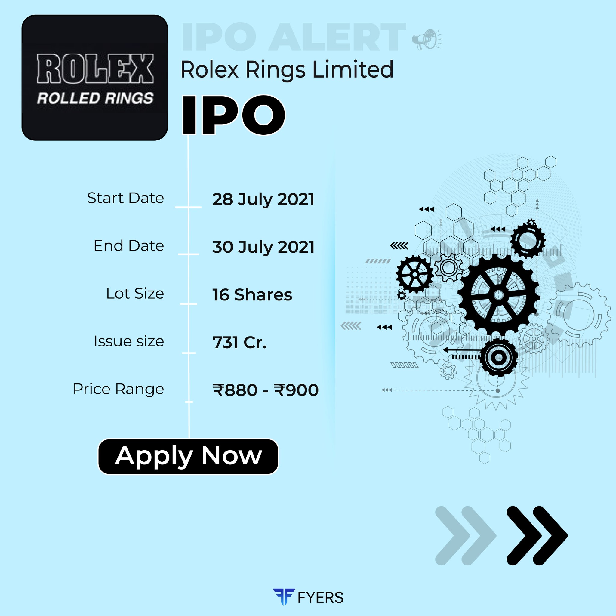 Rolex Rings IPO to open on July 28; sets price band at Rs 880-900 - Times  of India