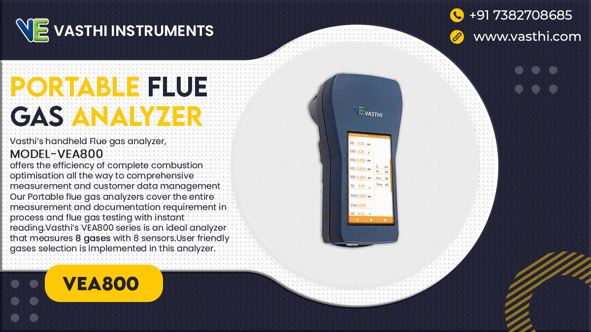 Vasthipvtltd's tweet photo. Portable Flue Gas Analyzer
Contact Us
👉https://t.co/1LCHzwcq0z
📧info@vasthi.com
📞+91 9581678685
Service No:+91-6302677968
Location:https://t.co/cFhcWuJnLE
Page:https://t.co/246bpa6lFU
#portablefluegasanalyzer #manufacturing #pharma #vasthi #ThursdayThoughts #thursdaymorning https://t.co/Yt2npB8d6n
