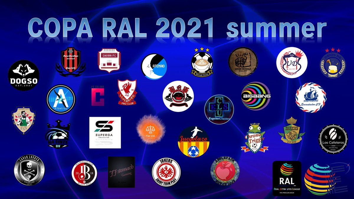 COPA RAL 2021 summer

現在28チームが参加予定です‼️‼️

32チームを目安で募集かけますので気になっているチームはぜひご検討ください😀

詳細は下記ツイートを参考で👍
x.com/RAL_KohoKikaku…

#FIFA21 #プロクラブ #RAL #RALE