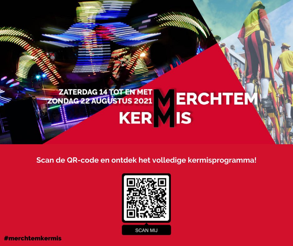 🎠 Op 14 augustus wordt het startschot van Merchtem kermis 2021 gegeven! Bekijk het volledige kermisprogramma online op merchtem.be/merchtemkermis 
 
#merchtemkermis #hetismogelijkinmerchtem #gemeentemerchtem