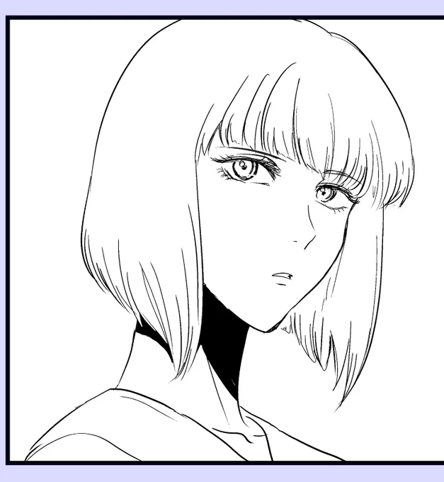 これくらいのリアル度合いの絵がいいかな。可愛さは減るけど。将来的に今敏監督みたいな絵が描けるようになりたいな。絵コンテがそのまんま原画みたいな…線数が限りなく少ないのにキャラクターの造形の幅がものすごい…憧れる。 