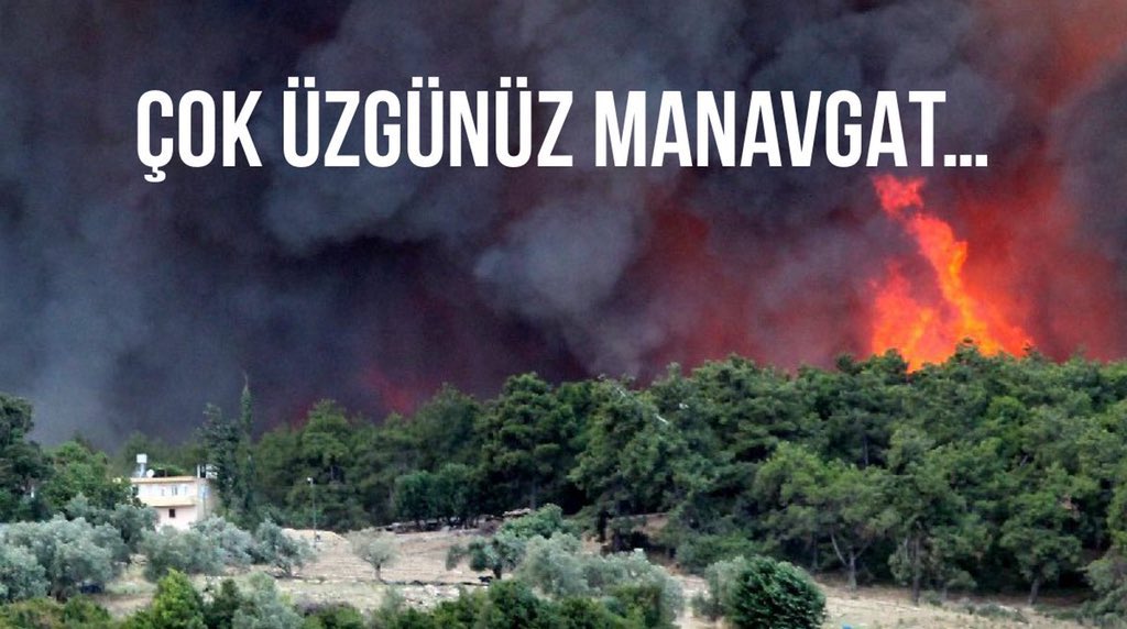 KONGEDorg's tweet photo. Çok üzgünüz😢 Söyleyecek söz bile bulamıyoruz.Manavgat yanıyor, yakılıyor.Yangında hayatını kaybeden vatandaşımıza rahmet diliyor,etkilenen tüm canlılara geçmiş olsun diyoruz.Sizler için elimizden gelen ne varsa yapmaya hazırız,yanınızdayız. #manavgatyangin #Manavgat #bendevarım https://t.co/8DyRrEiyTO