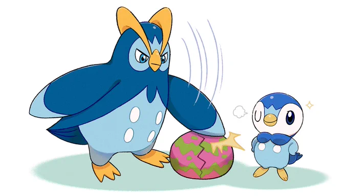 プロジェクトポッチャマから、午後3時をお知らせ🕒
なかなか割れないポッチャマを見かねて、ポッタイシがカイスのみ🍉を割ってくれました👏かっこいい!

(ポッチャマがドヤるところではないような…?🤔)

#きょうのポッチャマ #きょうポチャ 