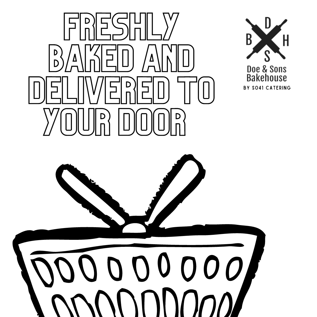 Freshly Baked And Delivered To Your Door 

What better way to start the day than with freshly baked and we can with our parent company @so41catering bring it to you 

Check out so41catering.co.uk/marketplace