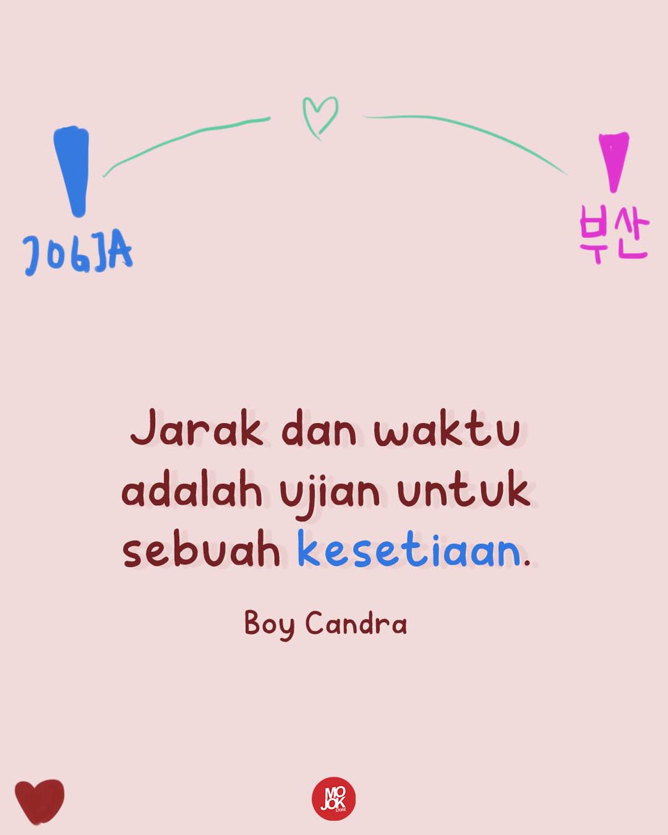 mojokstore's tweet photo. Kamu dah sering dpet ujian kesetiaan kaaan?? ππ
Dapatkan buku-buku Boy Candra di https://t.co/Ilpq2NJP0T yaa~
#quotecinta @dsuperboy #novelcinta
#BeliDiMojokstore https://t.co/LS014odOTP