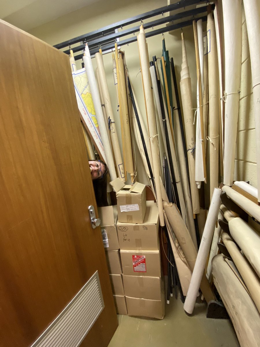 Office clean-up this week, and our resident map nerd has found the old UTAS History map cupboard…