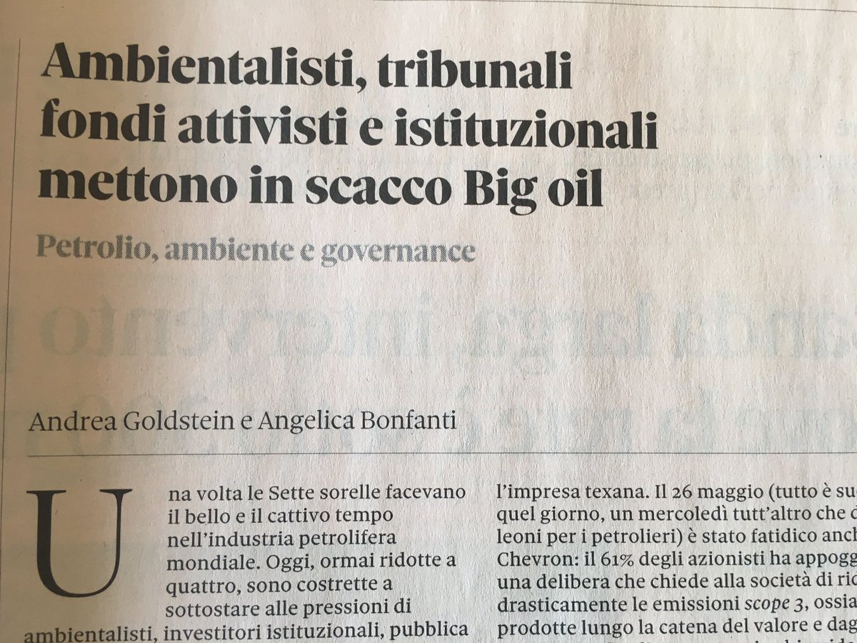 Leonardobecchet's tweet photo. In forte aumento i rischi (anche legali) ESG delle imprese che restano indietro nella transizione ecologica…
 Questo accelererà il percorso…
#29luglio https://t.co/Wf0I0gZ3lw