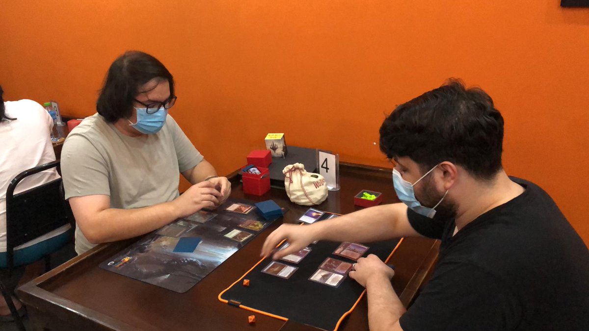 Howayte's tweet image. Its been a LONG time since we played in an #mtg tournament with another format. Definitely refreshing and it looks like the Pioneer/Standard scene has come back to #Howayte 💪