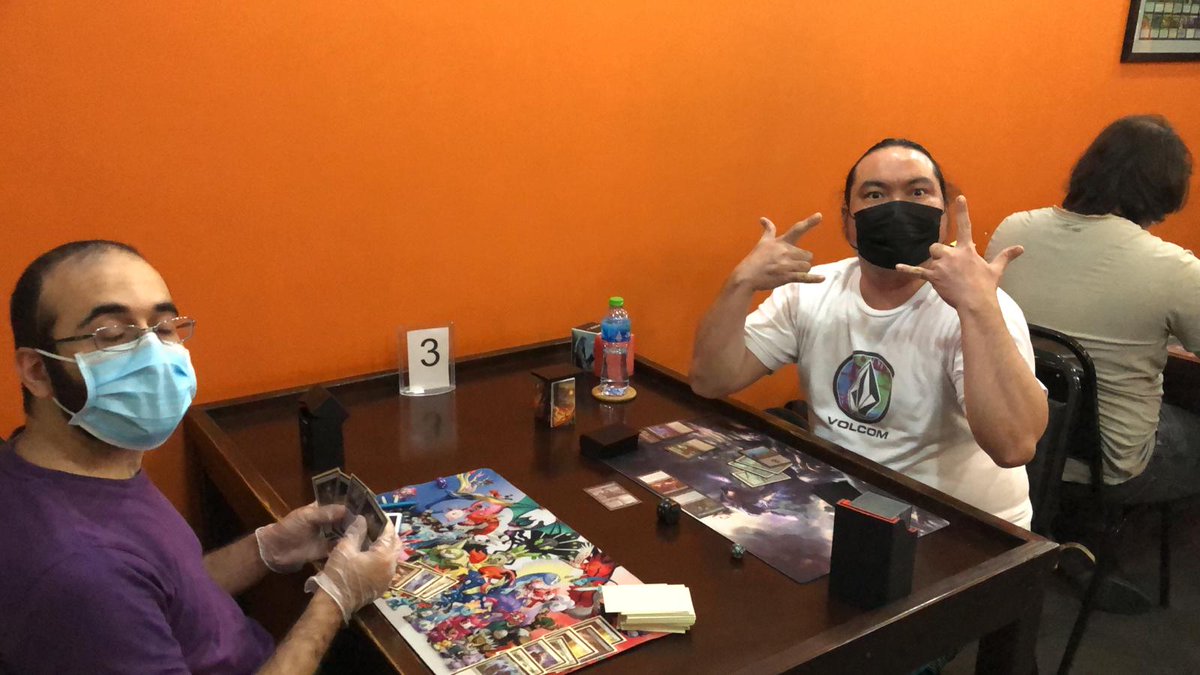 Howayte's tweet image. Its been a LONG time since we played in an #mtg tournament with another format. Definitely refreshing and it looks like the Pioneer/Standard scene has come back to #Howayte 💪