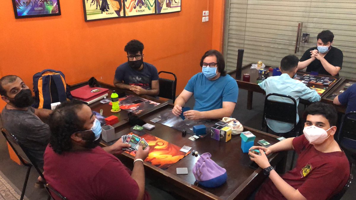 Howayte's tweet image. We had an awesome evening of Magic the Gathering #Mtg #Commander