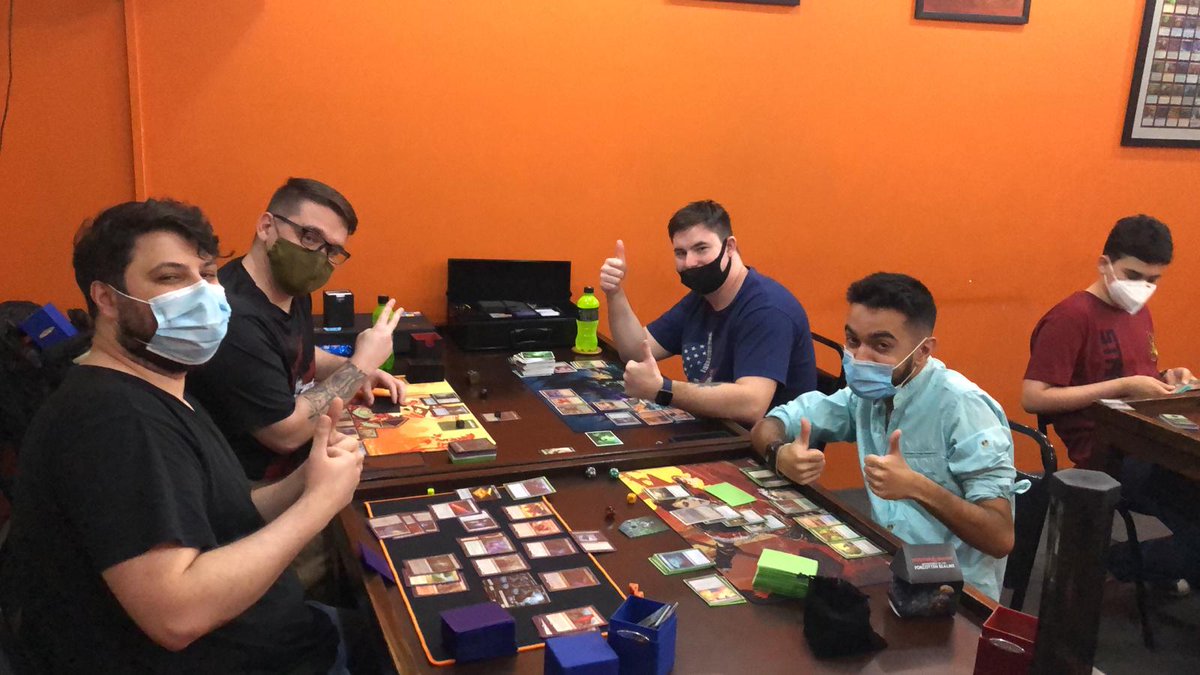 Howayte's tweet image. We had an awesome evening of Magic the Gathering #Mtg #Commander