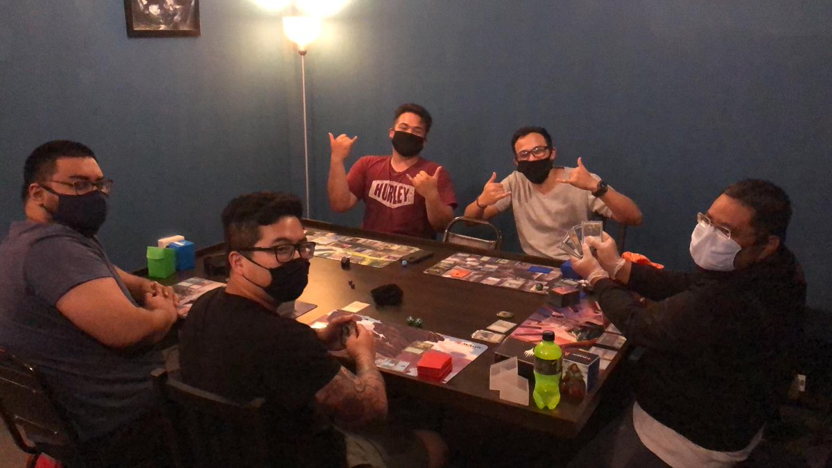 Howayte's tweet image. We had an awesome evening of Magic the Gathering #Mtg #Commander