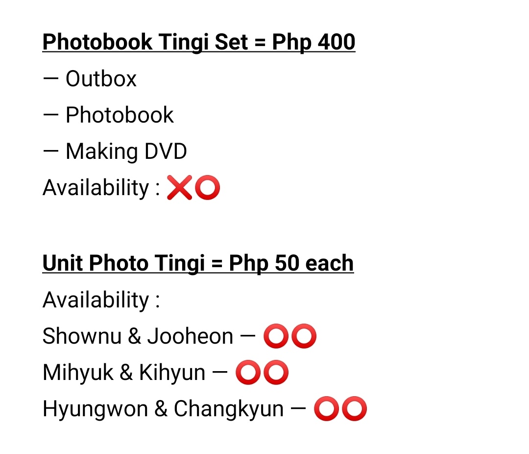 monbebecart's tweet photo. [ #MBBCartGOs — 🇵🇭 PH only ]

Monsta X Photobook : Chillax Mode (Tingi)

— Will be ordered through Ktown4U.
— DOP: August 20, 2021. 6PM.
— Normal ETA (3-4 weeks).

Kindly check the photos to see prices.
Reply below to claim. No DMs, please! https://t.co/3nAt90YkFA
