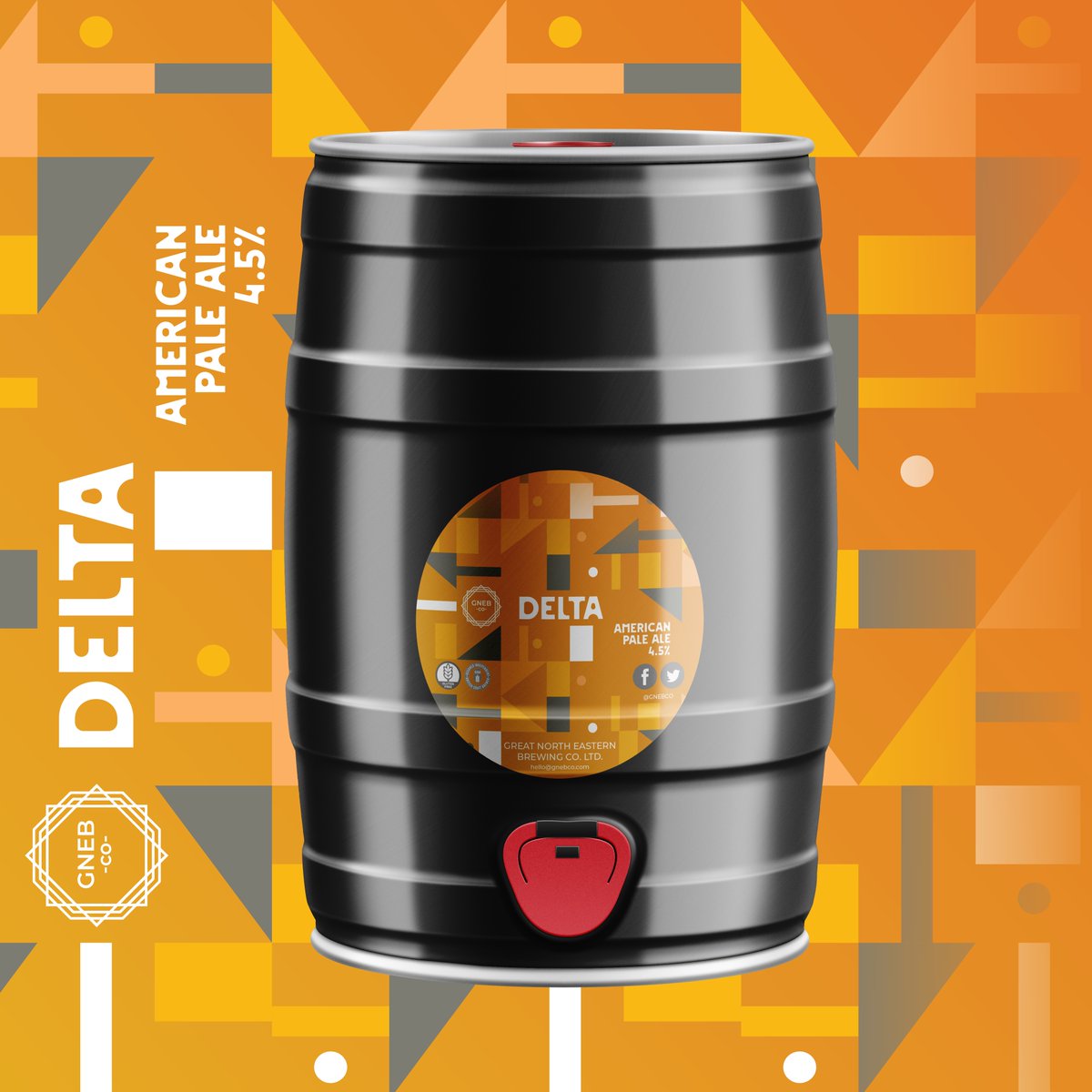 ***COLLECT ONLY DEAL*** DELTA APA 5L MINI KEGS £20 While stocks last... ************ Delta APA (ABV4.5%) Award winning, US style pale ale with a citrusy, orange and herbal notes. *GLUTEN FREE *VEGAN Contract House, Wellington Road, Dunston, Gateshead, UK, NE11 9HS (0191)4474462
