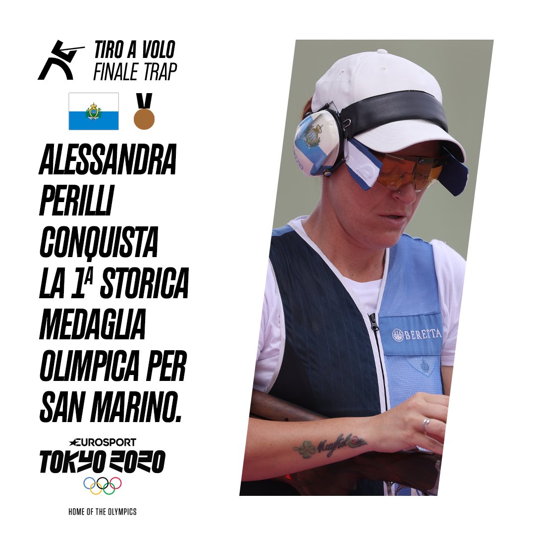 STORIA! 🥉🇸🇲

Alessandra Perilli nella finale del trap femminile di tiro a volo porta a casa la prima medaglia assoluta per San Marino 👏👏👏

Scopri di più: bit.ly/3iZ0UeD 👈

#HomeOfTheOlympics | #Tokyo2020 | #Shooting | #SanMarino | #Perilli