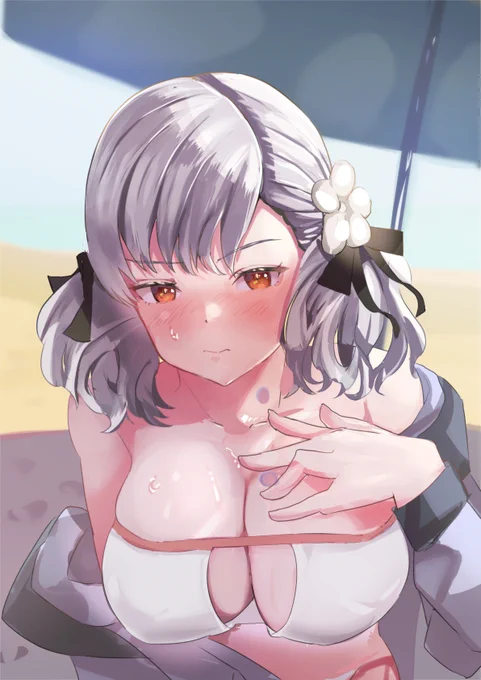#ドルフロ
Spas-12
「あの…みえるところにはつけないでっていいましたよね…恥かいたんですが…」 