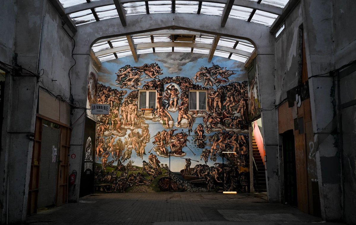 <a href="/MikeTyson/">Mike Tyson</a> All these generative pieces are fun and all but if you want a piece of history, grab a character from <a href="/pascalboyart/">Pascal Boyart 🎨</a>'s Underground Sistine Chapel.  If you can wrestle one from the diamond hand Keepers of the Chapel. 💎