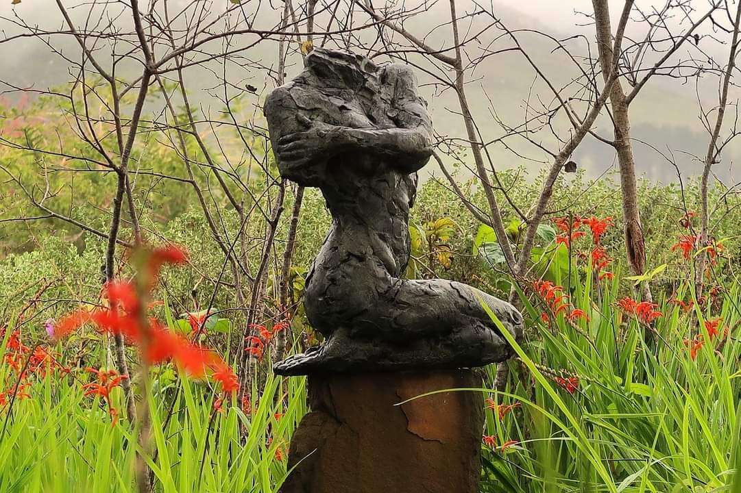 MargoCarr13's tweet photo. Dylan Lewis, an internationally renowned figurative sculptor of the human and animal form, has created an extraordinary sculpture garden in the mountains near Cape Town, South Africa.
#dylanlewis #southafricansculptor #WinterGarden https://t.co/QJyXBAJnP4