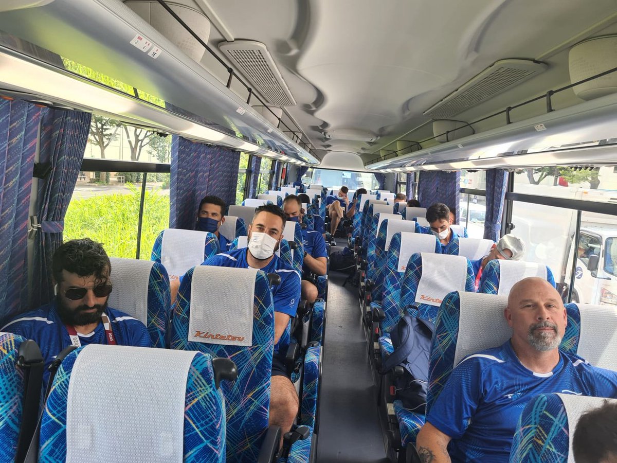 israel_baseball's tweet photo. On the road to history. 🇮🇱⚾💪 #blueandwhite_baseball
#בייסבול_כחולבן https://t.co/EPPygV6QMZ