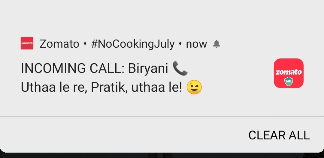 Pratikananta's tweet photo. I'm sad I didn't get an IPO allotment .@zomato are you trying to make me happy 😁😂 Dm I'll send my address, drop a biryani at my doorstep 😬🤣 https://t.co/IPkMIJiw8l