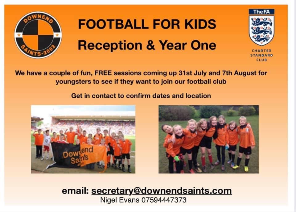 Sessions at 11-12 at Downend school sports pitch. Come along and have some fun
