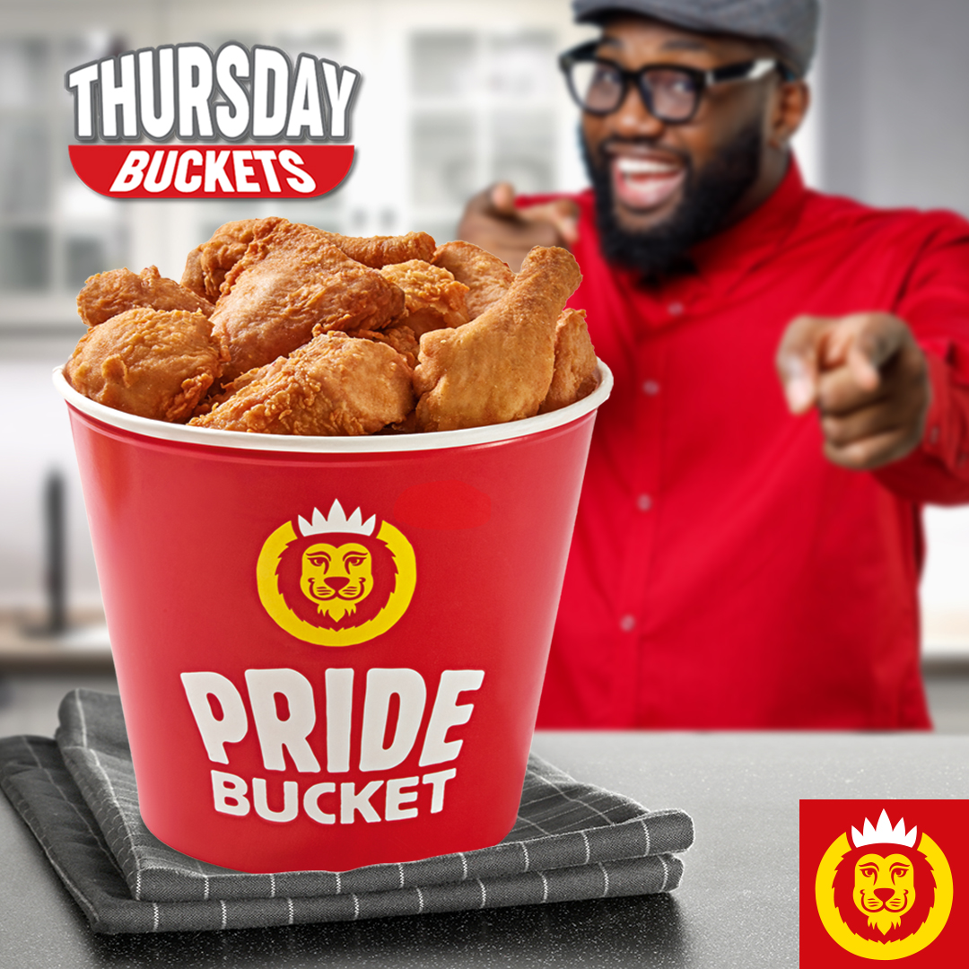 HungryLionZM's tweet photo. Crunchy, delicious, BIG, and juicy😋🌶️ Get the only chicken that fits that description!
Our #BucketThursday is calling your name! 🔥So, get up, mask up and get yours TODAY!
#HungryLion https://t.co/4ZO7M6HEfC